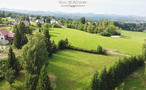 Prodej stavební parcely, Donín - Hrádek nad Nisou.