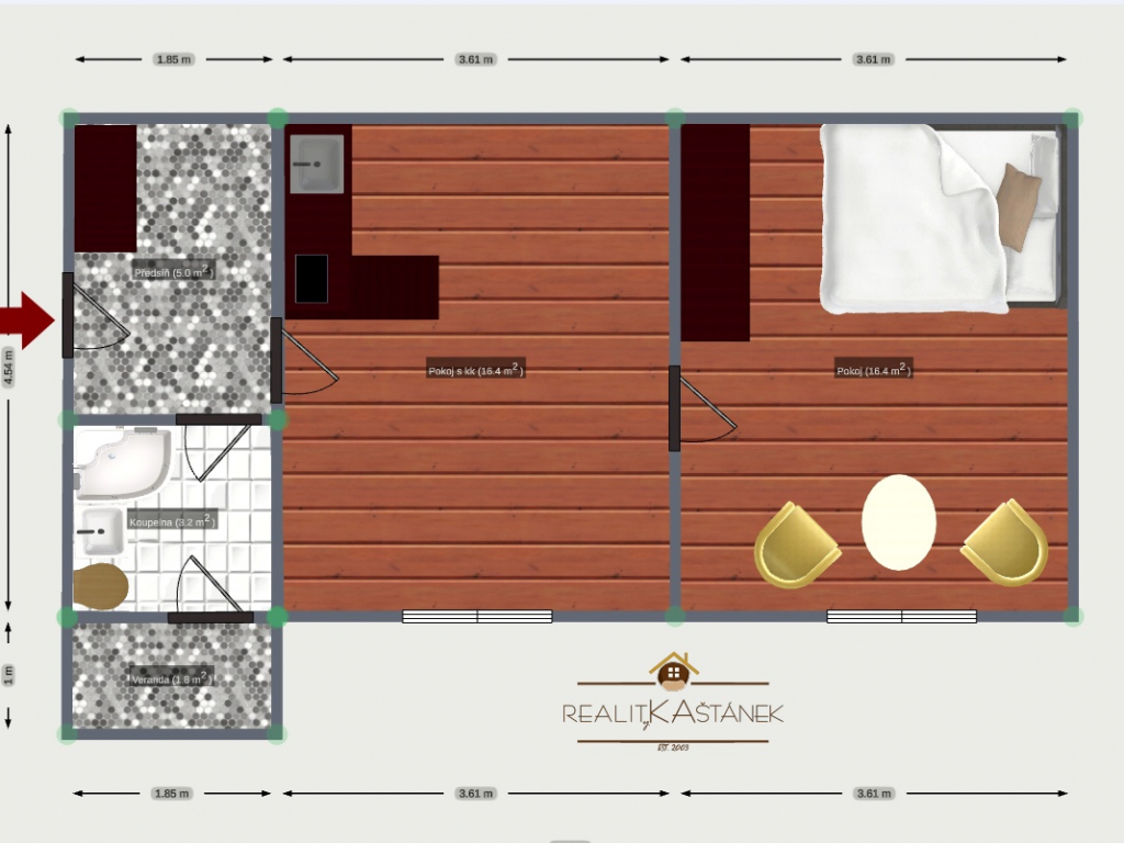PLÁNEK Mlýnská 2+1 LOGO