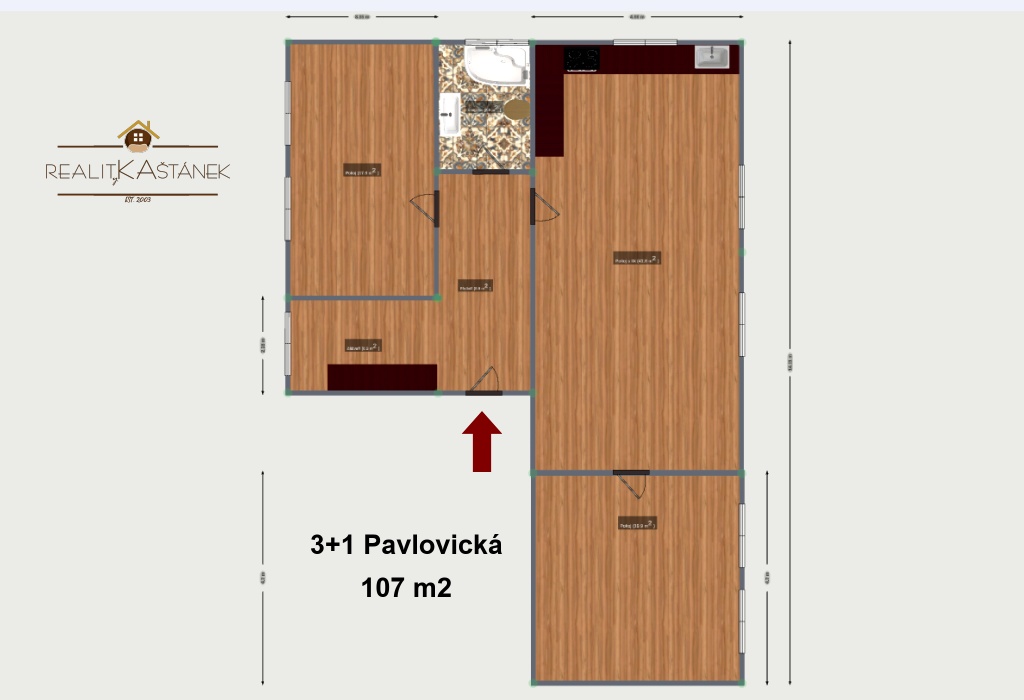 02 PLÁNEK 3+1 Pavlovická LOGO